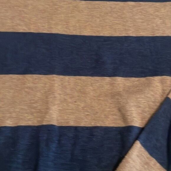 Banana republic mens cl blue and dark tan sweater shirt long sleeve - Picture 6 of 10